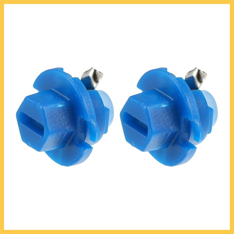 REPAIROCK 10pcs DC 12V T5 B8.4D LED Dashboard Light Blue for Car Internal Auto Replacement Parts - Image 5